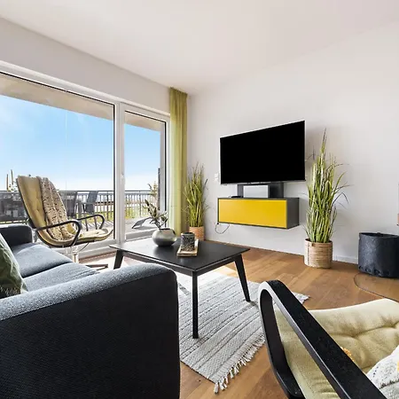 Апартаменты Ocean Vibes- Eg, Ostseeblick, Terrasse, Kamin Ольпениц